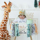 HODIHIWI Wild One Birthday High Chair Banner Party Decoration For Boys Jungle Theme Decorative For Kids Bedroom