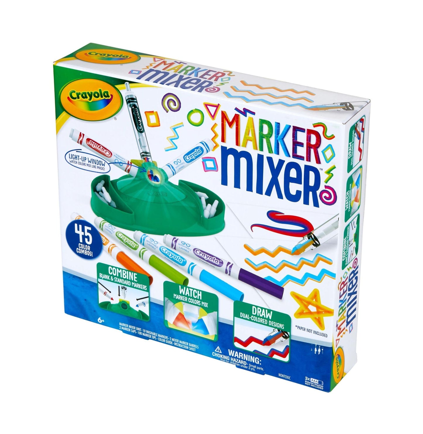 Crayola Marker Mixer Art Kit, Washable Marker Set, Easy Craft Kit For Kids, Gift For Kids Age 6+