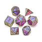 Metal dice Set D&D, 7piece Polyhedron DND D20 D12 D10 D8 D6 D4 dice Set, Suitable for Dungeons and Dragons RPG Game DND dice Set