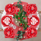 gisgfim 96Pcs Galentines Day Party Plates and Napkins Happy Galentines Day Red Supplies Gals Tableware Dinnerware Set Valentine
