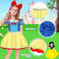 Eulrgaus Princess Dress Up, Toddler Dress Up Clothes, Role Play Princess Costume Gift Set With Princess Dresses And Princess Toy