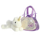 Aurora Unicorn Fancy Pals Purse With 8' Unicorn