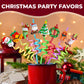 Christmas Party Favors for Kids Bulk, Christmas Straws for Kids Plastic, Christmas Party Favors for Kids Goodie Bags, Christmas