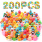 200 Pack Rubber Ducks In Bulk, Jeep Ducks For Ducking, Ducks For Jeeps Assorted, Bath Toys Floater Duck For Kids, Baby Showers Accessories Party Favors
