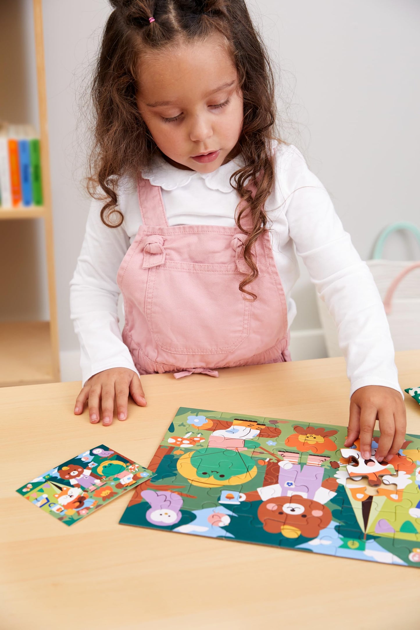 Mudpuppy Happy Campers - 36 Piece Puzzle To Go Featuring Adorable Campfire Trio Perfect Summer Travel Activity For Children Ages