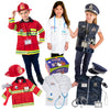 Born Toys Premium 16Pcs Costume Dress Up Set For Kids Ages 3-7 Fireman,Police Costume, And Doctor All Sets Are Washable And Have Accessories