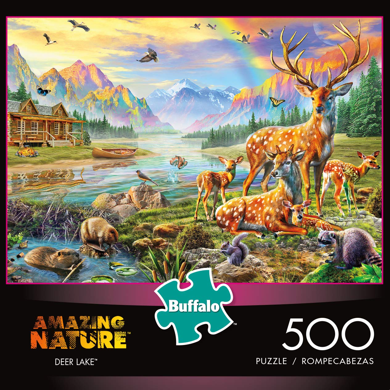 Buffalo Games - Deer Lake - 500 Piece Jigsaw Puzzle