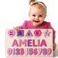 Handmade Wooden Name Puzzle  Personalized Birthday Gift for Kids  Toddler Toys  Baby Gift  Busy Board Puzzle