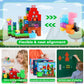 Graceduck Magnetic Blocks - 150 Pcs Build Adventure Game Castle - Magnetic Toys For Montessori Toddler Christmas Birthday Gifts - Stem Sensory Toys For 3 4 5 6 7 8 9 10 Year Old Boys & Girls