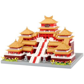 Wriyvngs Chinese Architecture Micro Building Blocks Set Epang Palace 3050Pcs Creative Toy Building Sets Best Present For Adults