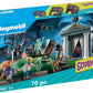 Playmobil Scooby-DOO Adventure in The Cemetery Playset, Standard Size, Multicolored, Model 70362, Plastic Material