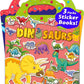 Walenced Reusable Sticker Book For Toddlers 2-4 Years, 3 Sets Stickers For Kids, Toddler Sticker Book Ages 1-3, 94 Pcs Toddler C
