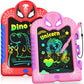 LCD Writing Tablet for Kids: Spidolapse 2 PCS Doodle Board & Drawing Pad Christmas Birthday Gift for 3 4 5 6 7 8 Year Old Boys G