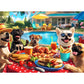 300 Piece Puzzles for mature-themeds Jigsaw Puzzles 300 Pieces Puppies Puzzle Games Animals Pet Puzzle Dog Puzzles for mature-themeds Kids Seniors enhanced Cardboard Family Activity Night Gift Toy 20.5x15in