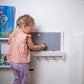 Utex 2 In 1 Building Block Wall For Lego, Activity Wall Panel For Kids With Shelf And Hooks, Wood Kids Wall Shelf For Kids Room, Playrooom, Nursery