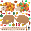 Fennoral 12 Pack Hedgehog Crafts For Kids Make You Hedgehog Foam Stickers Diy Autumn Art And Craft For Boys Girls Party Supply A