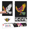 Unikplay Contrast Colouring Kit For Kids | 4 Giant Colouring Posters & 12 Sketch Pens | Diy Art And Craft Set | Birthday & Retur