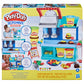 Play-Doh Kitchen Creations Busy Chef'S Restaurant Playset, 2-Sided Play Kitchen Set, Preschool Cooking Toys, Kids Arts & Crafts, Ages 3+