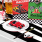 Car Birthday Party Supplies Racing Party Decorations Road Tablecloth Racetrack Table Runner Table Covers For Kids Boy Car Theme Birthday Party, 54 X 108 Inch (Black White Style,3 Sheets)