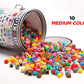 Pix Brix Pixel Art Puzzle Bricks Bucket, 1,500 Piece Kit, Medium Palette, Plastic, Model PBCM, STEM Toys for Ages 6+