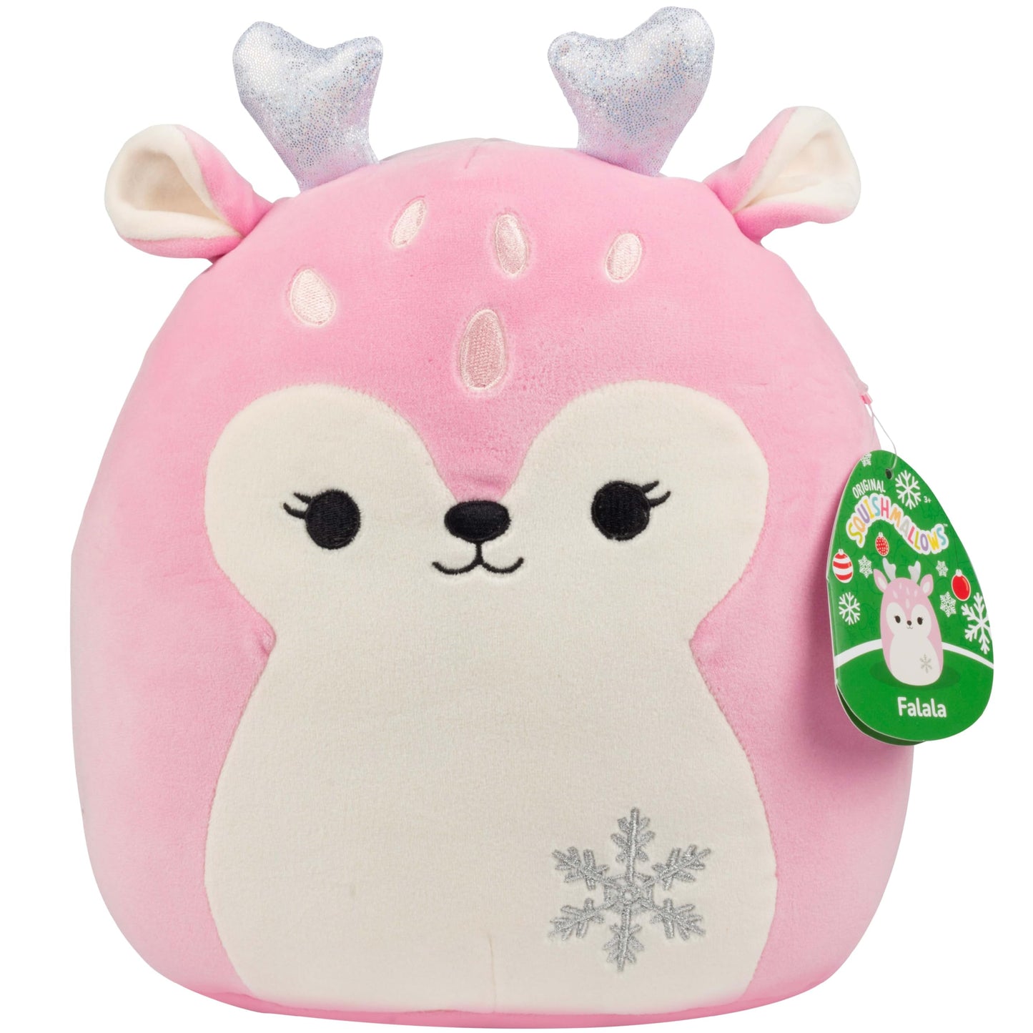 Squishmallows 10-Inch Falala The Easter Deer Plush - Soft Pink Fawn Stuffed Animal Toy - Collectible Gift for Kids, Girls & Boys