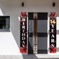 Happy 14Th Birthday Porch Sign Door Banner Decor Red And Black - Glitter Cheers To 14 Years Old Birthday Party Theme Decorations
