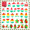 Christmas Pop Fidget Toys Bulk Its Christmas Party Favors for Kids 30 Pack Mini Pop Keychain It Stocking Stuffers for Kids Goodi
