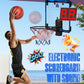 HopeRock Large Indoor Basketball Hoop for Kids Teens mature-themeds  24 X 16 Inch Over The Door Basketball Hoops with Electronic Scoreboard  Basketball Toys Birthday Gifts for Boys Girls