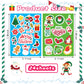 Christmas Stickers For Kids, Merry Christmas Theme Stickers Non-Repeating, Xmas Winter Holiday Party Stickers, Christmas Goodie