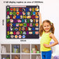 PENGFULL Felt Learning Letters,Learning Numbers,75 Felt Board Pieces for Felt Flannel Board,Alphabet ABC Learning for Toddlers f