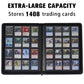MORABTO Trading Card Binder, 16 Pocket Holds 1408 Cards, Zipper Album, Green, Model M-16P CARD BINDER 01