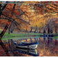 Educa - Boat On The Lake - 2000 Piece Jigsaw Puzzle - Puzzle Glue Included - Completed Image Measures 37.75' X 26.75' - Ages 14+ (19275)