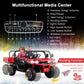 Costzon Ride On Dump Truck With Remote Control, 12V Electric Kids Utv W/Electric Dump Bed, Rocking Function, Shovel, 4 Spring Suspensions, Wireless Design, 2-Seater Ride On Car Gift For Kids (Red)