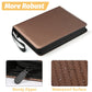 GERMUN 9 Pocket Card Binder  enhanced Zip Trading Card Binder  720 Double Sided Pocket PU Card Collection Binder  Collector Card Album  Card Folder for MTG  TCG  Sports Cards  Game Cards (Brown)
