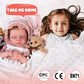 Aori Reborn Baby Dolls Realistic Lifelike - 20'' Newborn Girl Doll with Feeding Set, Sleeping Baby Toy for Kids Ages 3+ Years, H