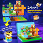 200PCS Magnetic Blocks Toys for Kids Ages 3-5 6-8 8-12 with Magnetic Board Sensory Kids Toys Stacking Blocks  Build Mine Magnet World-3 4 5 6 7 8 9 10 Year Old Boy Girls Birthday Gifts