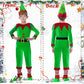 DITAIX Christmas Elf Costume for Boys - 6PCS Santa's Helper Costume - Velvet Elf Outfit Set for Kids Christmas Party (Boys Elf  Large(11-12 Years))