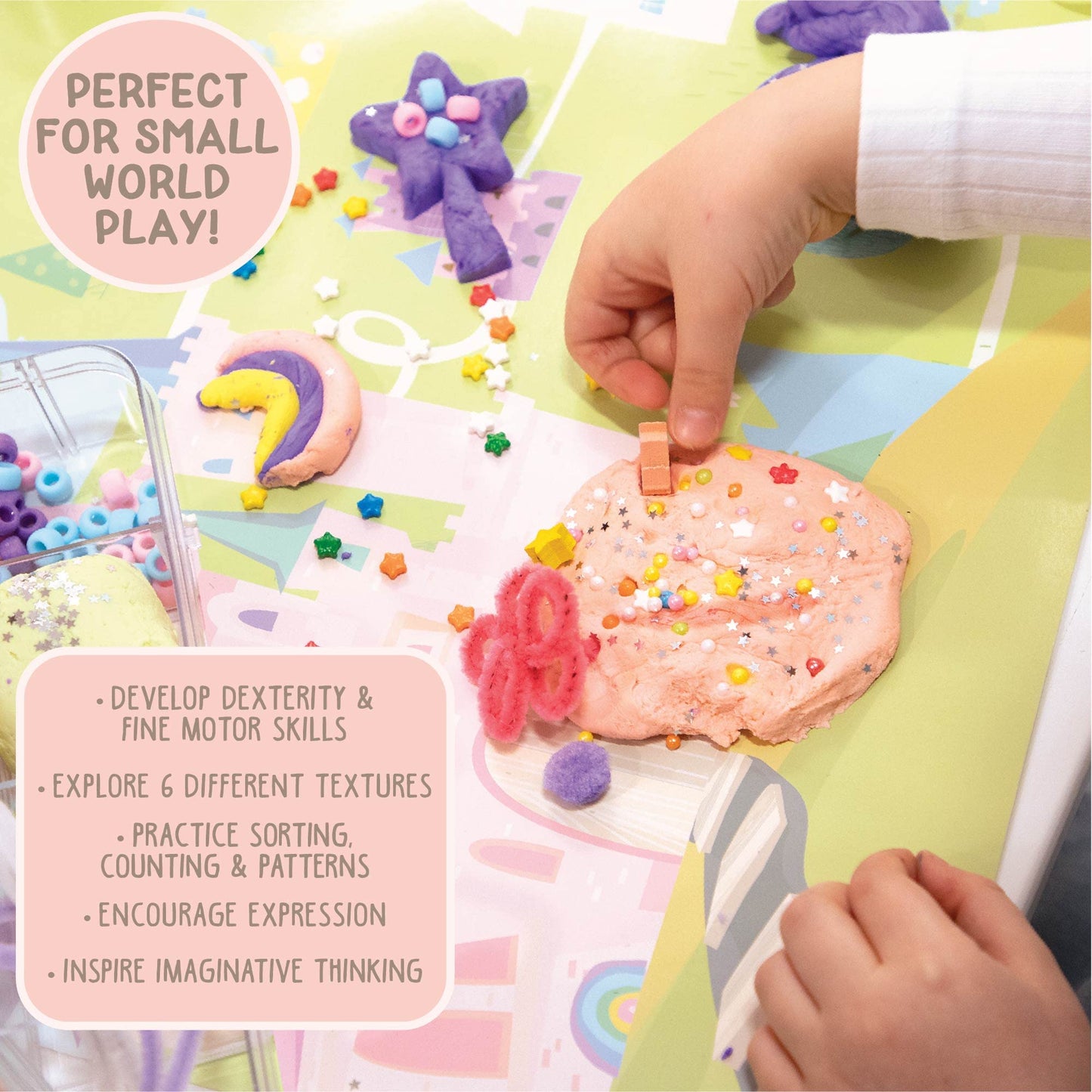 Story Magic Rainbow Unicorn Sensory Play Set - Tactile Activities for Kids Ages 4-8, Medium, Multi, Model 218897A, Plastic