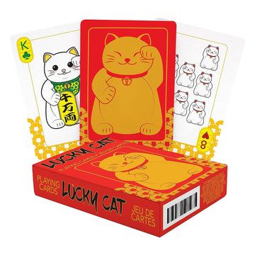 Aquarius Lucky Cat Playing Cards - Lucky Cat Themed Deck Of Cards For Your Favorite Card Games - Lucky Cat Merchandise & Collect