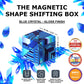 SHASHIBO Shape Shifting Box - STEM Magnetic Fidget Cube That Transforms Into Over 70 Shapes  Download Fun in Motion Toys Mobile App (Blue Crystal)