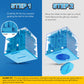 ZPISF Money Maze Puzzle Box, 4 Pack Brain Teasers for Kids & Adults, Plastic, Fun Money Holder