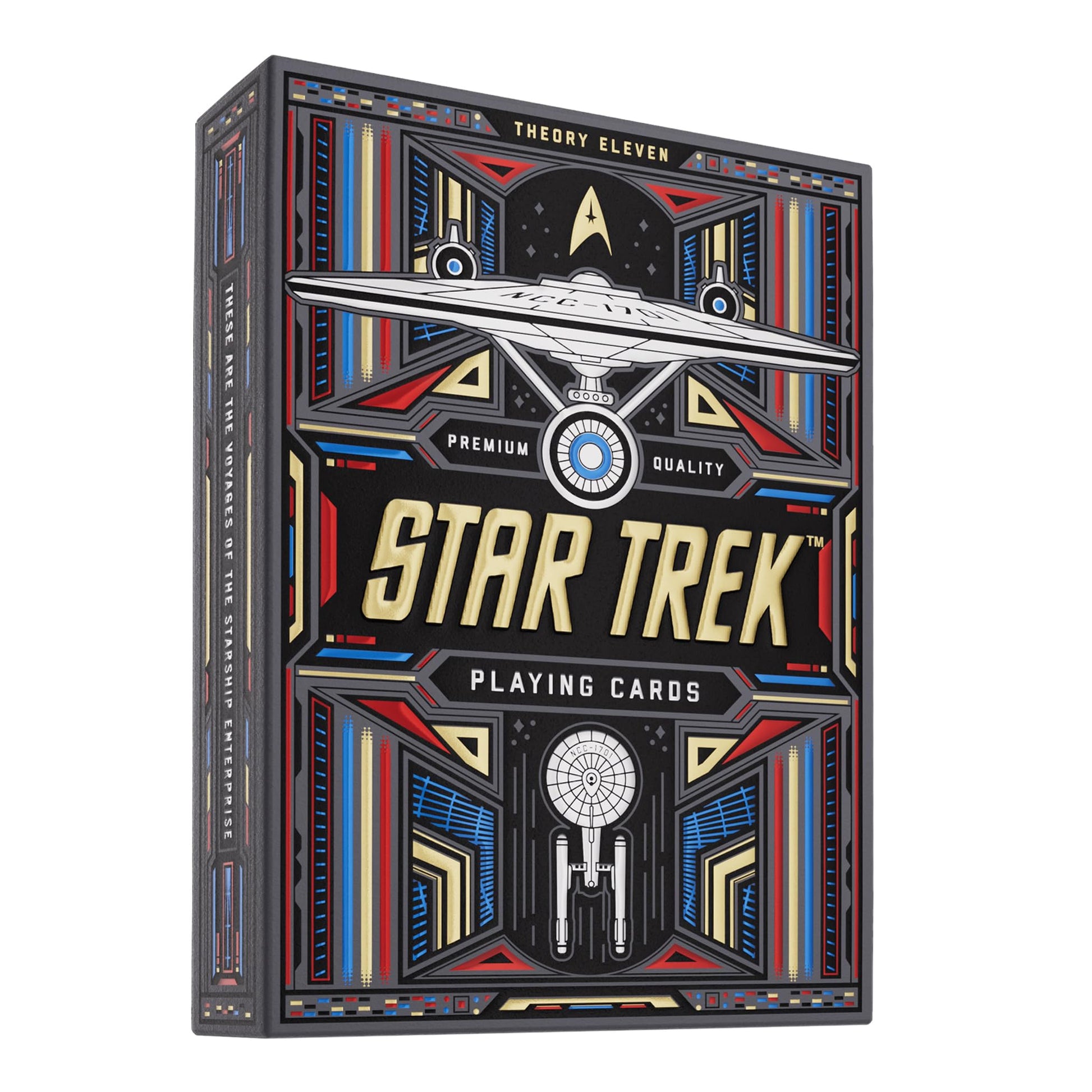Theory11 Star Trek Dark Premium Playing Cards, Poker Size Standard Index, Luxury Playing Cards