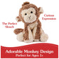 GUND Cozys Collection Monkey Plush Stuffed Animal, Brown, 10", High Quality Material, Ideal for Ages 1 and Up