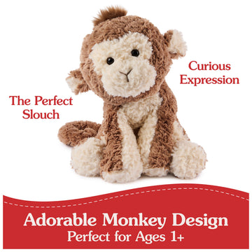 GUND Cozys Collection Monkey Plush Stuffed Animal, Brown, 10", High Quality Material, Ideal for Ages 1 and Up