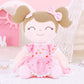 Gloveleya Baby Girl Gift Soft First Baby Doll Plush Doll Floral Pink 16'