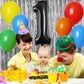 Large Black Number 1 Balloons, 40 Inch Foil Balloons, Giant Number Balloons For Women/Men Birthday Party Anniversary Celebration