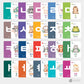 Stellarsol Toddler Korean Flashcards - Hangul, Colors, Numbers, Shapes - 2.5x4.1" for Preschoolers & Bilingual Beginners