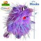 Living Puppets 9-Inch Plush Purple Monster Hand Puppet - Fine European Design  Ultra-Soft and Cuddly  Promotes Child Development  Safety Certified  Teacher-Recommended for Boys and Girls