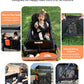 Stroller Wagon with Adjustable Handle Includes Canopy & Organizer, Foldable and Convenient for Storage (Black)