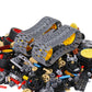 Aimatrix 899Pcs Technic Gears And Axles, Car Tracks-Tires With Gears-Pins-Shock Absorbers - Differentials,Compatible With Mainst